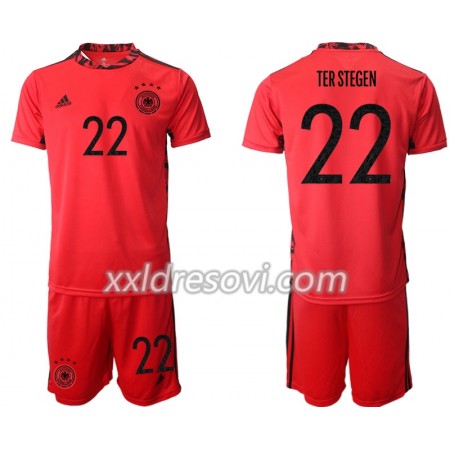 Njemačka TER Stegen 22 Golmanski Domaći Dječji Komplet Dresovi za Nogomet Euro 2020 (+ kratke hlače)